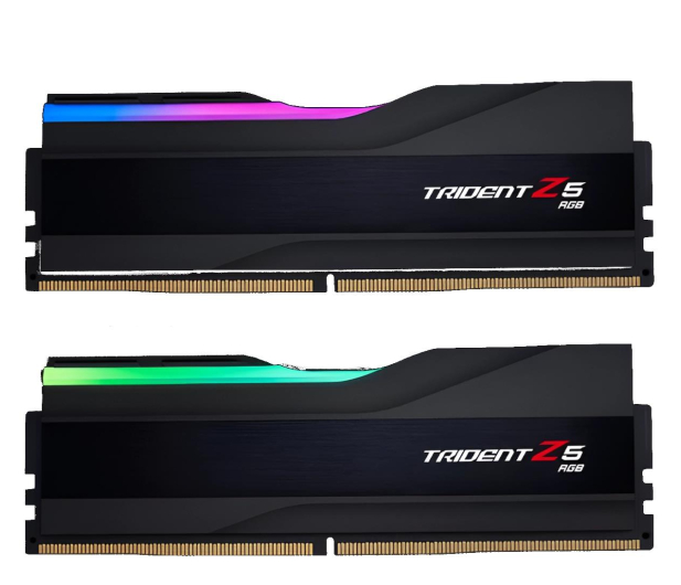 G.SKILL Pamięć PC - DDR5 32GB (2x16GB) Trident Z5 RGB 6400MHz CL32-39 XMP3 Black F5-6400J3239G16GX2-TZ5RK - 1203679 - zdjęcie